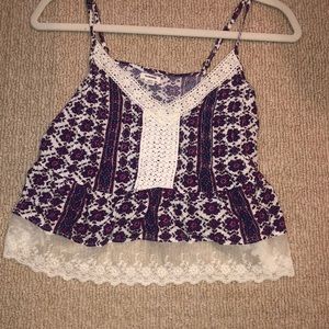 Cropped tank top